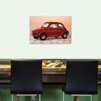 Fiat 500 (18"W x 12"H x 0.75"D)