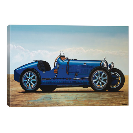 Bugatti Type 35 Grand Prix (18"W x 12"H x 0.75"D)