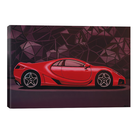 GTA Spano Car (18"W x 12"H x 0.75"D)