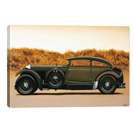 Bentley Blue Train Recreation (18"W x 12"H x 0.75"D)