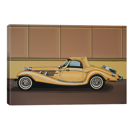 Mercedes 500K Roadster Car (18"W x 12"H x 0.75"D)