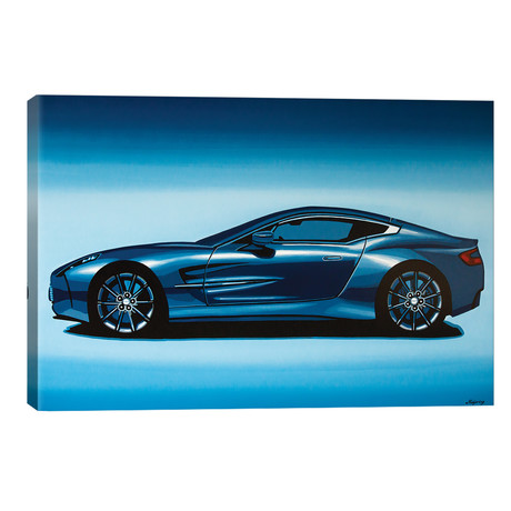 Aston Martin One 77 2009 (18"W x 12"H x 0.75"D)