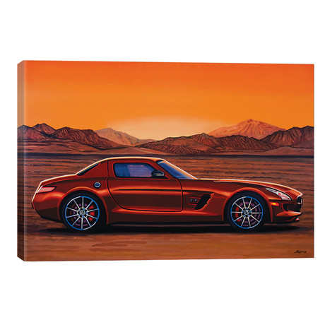 Mercedes Benz Sls Amg Gt Final Edition (18"W x 12"H x 0.75"D)