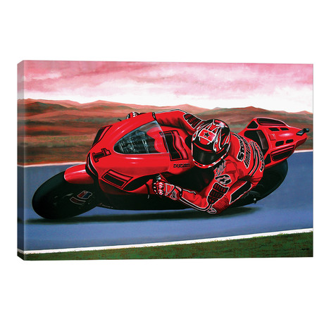 Casey Stoner On Ducati (18"W x 12"H x 0.75"D)