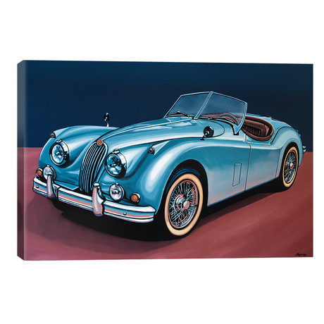 Jaguar Xk140 Cabrio (18"W x 12"H x 0.75"D)