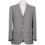 Checkered Sport Coat // Orange (Euro: 56)