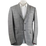 Checkered Sport Coat V1 // Gray (Euro: 50)