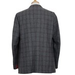 Checkered Suit Jacket + Pants // Gray (Euro: 56)