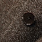 Stripe Suit Jacket + Pants V2 // Brown (Euro: 50)