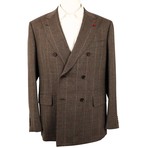 Stripe Suit Jacket + Pants V2 // Brown (Euro: 52)