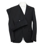 Stripe Suit Jacket + Pants // Black (Euro: 46)