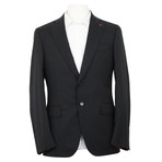 Stripe Suit Jacket + Pants // Black (Euro: 46)