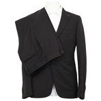 Solid Suit Jacket + Pants // Brown (Euro: 46)