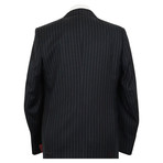 Pinstripe Suit Jacket + Pants // Black (Euro: 52)