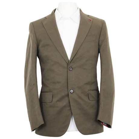 Solid Suit Jacket + Pants // Khaki (Euro: 46)