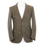 Solid Suit Jacket + Pants // Khaki (Euro: 54)