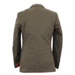 Solid Suit Jacket + Pants // Khaki (Euro: 46)