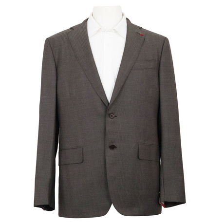 1Stripe Suit Jacket + Pants // Brown (Euro: 46)