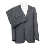 Stripe Suit Jacket + Pants // Gray (Euro: 52)