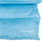 Balenciaga // Women's Quilted Padded Puffer Scarf // Blue (Blue)
