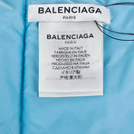 Balenciaga // Women's Quilted Padded Puffer Scarf // Blue (Blue)