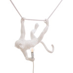 Monkey Lamp // Swing //  White