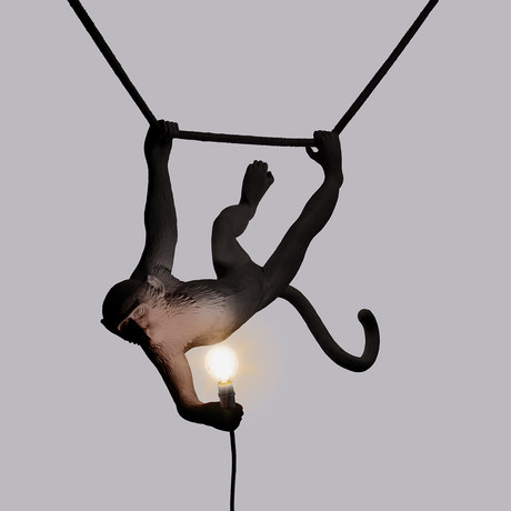 Monkey Lamp // Outdoors // Swing Black