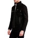 Tony Matte Leather Jacket // Black (3XL)
