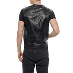 Cowboy Leather Vest // Black (S)