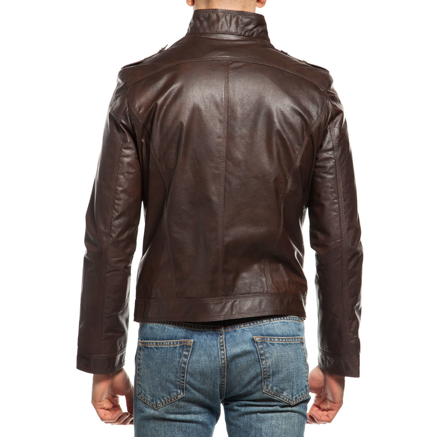 Tony Leather Jacket // Brown (M) - DGC - Touch of Modern