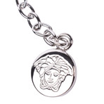 Gianni Versace // Medusa Pendant + Necklace // Silver Tone