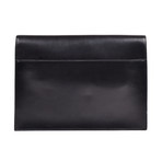 Gianni Versace // Women's Leather Clutch // Black