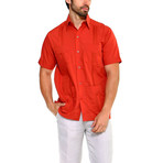 Classic Guayabera Short-Sleeve Shirt // Rust (2XL)