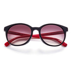 Women's Sunglasses L807SA // Black + Pink