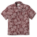 Loulu Trail Short Sleeve Camp Shirt // Oxblood Red (M)