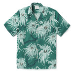 Pololu Sort Sleeve Camp Shirt // Blue Spruce (S)