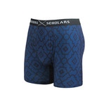 Geo Cotton Softer Than Cotton Boxer Brief // Blue (XL)