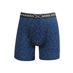 Geo Cotton Softer Than Cotton Boxer Brief // Blue (XL)