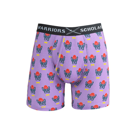 Bully Cotton Softer Than Cotton Boxer Brief // Purple (S)