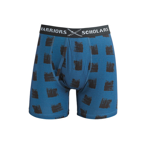 Forrester Cotton Softer Than Cotton Boxer Brief // Blue (S)