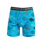 Whale Cotton Softer Than Cotton Boxer Brief // Blue (S)