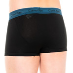 Retro Boxers // Black + Green + Blue + Coral // Pack of 3 (Small)
