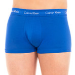 Retro Boxers // Black + Blue // Pack of 3 (Small)