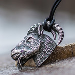 Animal Collection // Goat Pendant // Silver