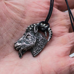 Animal Collection // Goat Pendant // Silver