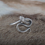 Tiny Snake Ring II // Silver (5.5)