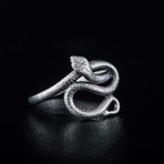 Tiny Snake Ring II // Silver (5.5)