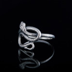 Tiny Snake Ring II // Silver (5.5)