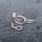 Tiny Snake Ring II // Silver (5.5)