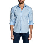 Jacquard Long Sleeve Shirt // Baby Blue (2XL)